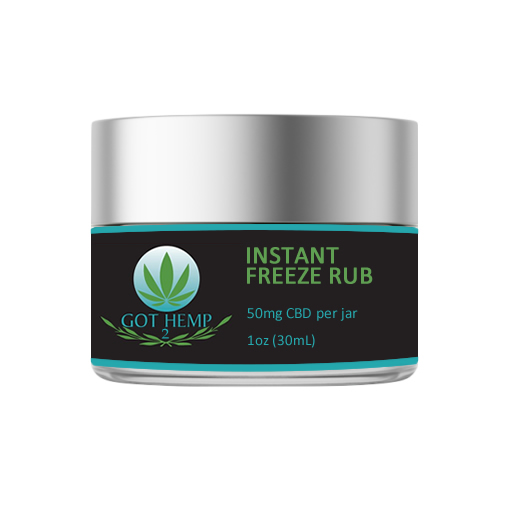 Got Hemp 2 - CBD Store - Duluth GA - CBD Instant Freeze Rub