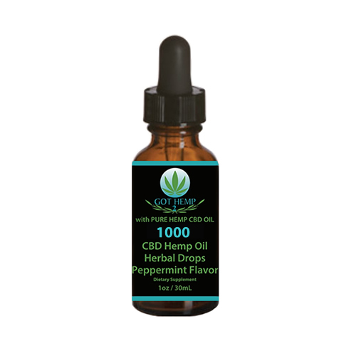 Got Hemp 2 - CBD Store - Duluth GA - Pure Hemp CBD Oil Tinctures - 1000mg-Peppermint
