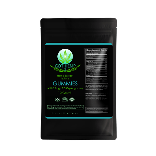 Got Hemp 2 - CBD Store - Duluth GA | CBD Gummies - Hemp Extract Isolate 25mg of CBD per Gummy